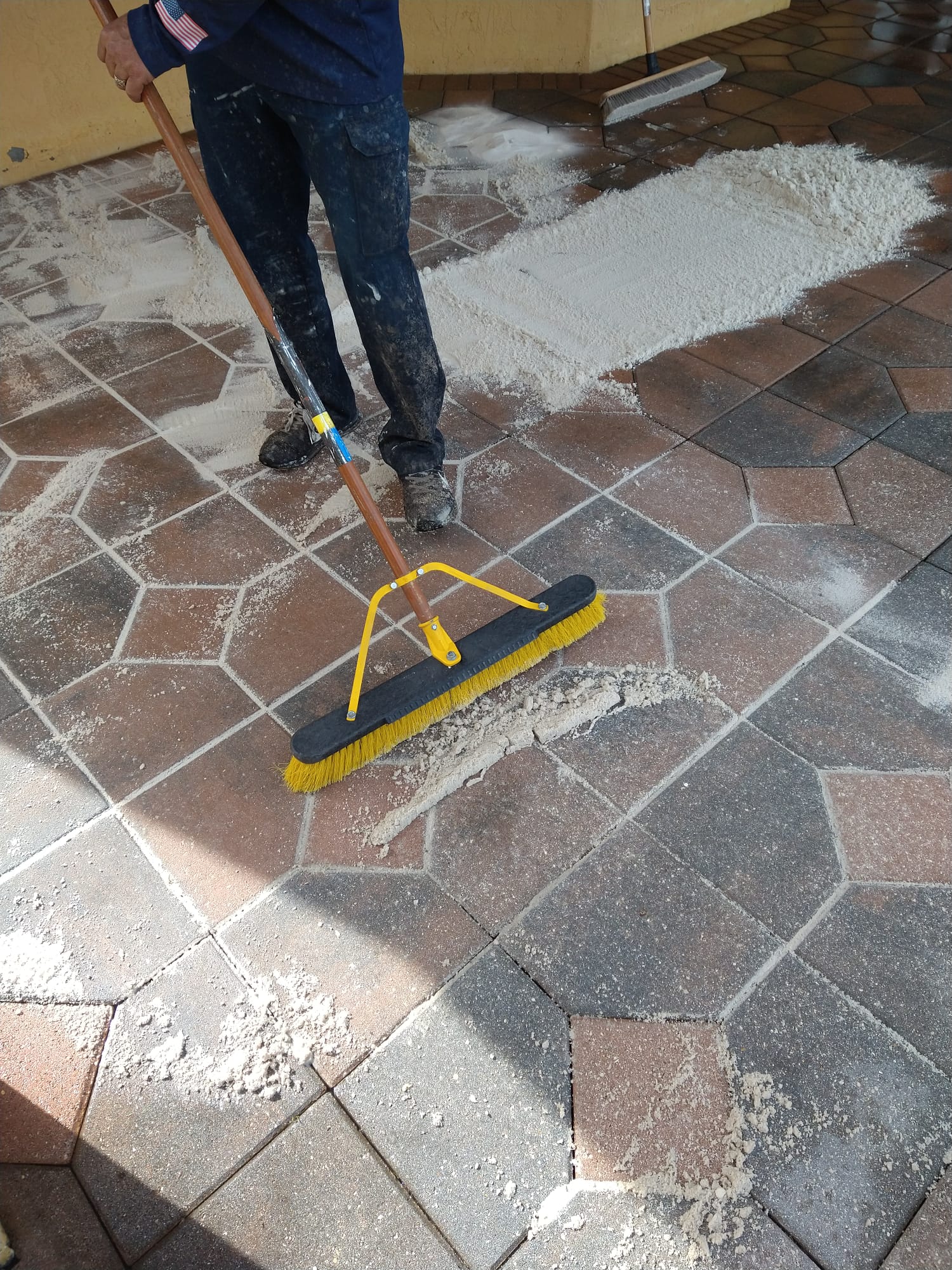 Brick Paver Patio Re Sanding & Sealing Prep, Pavers Sealing Expert, Paver sealing miami, pavers installation