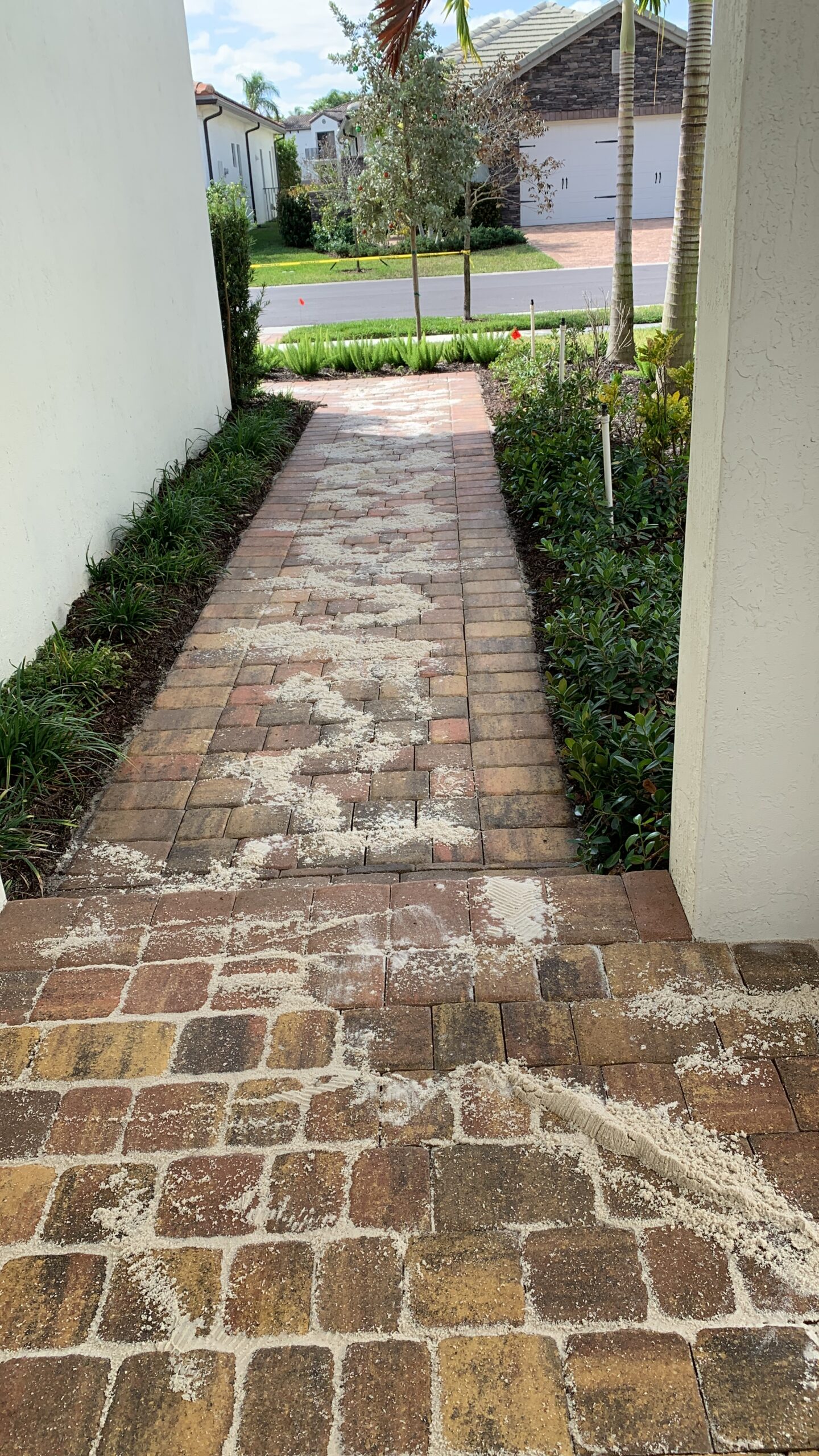 Brooming Joints for Paver Sealing